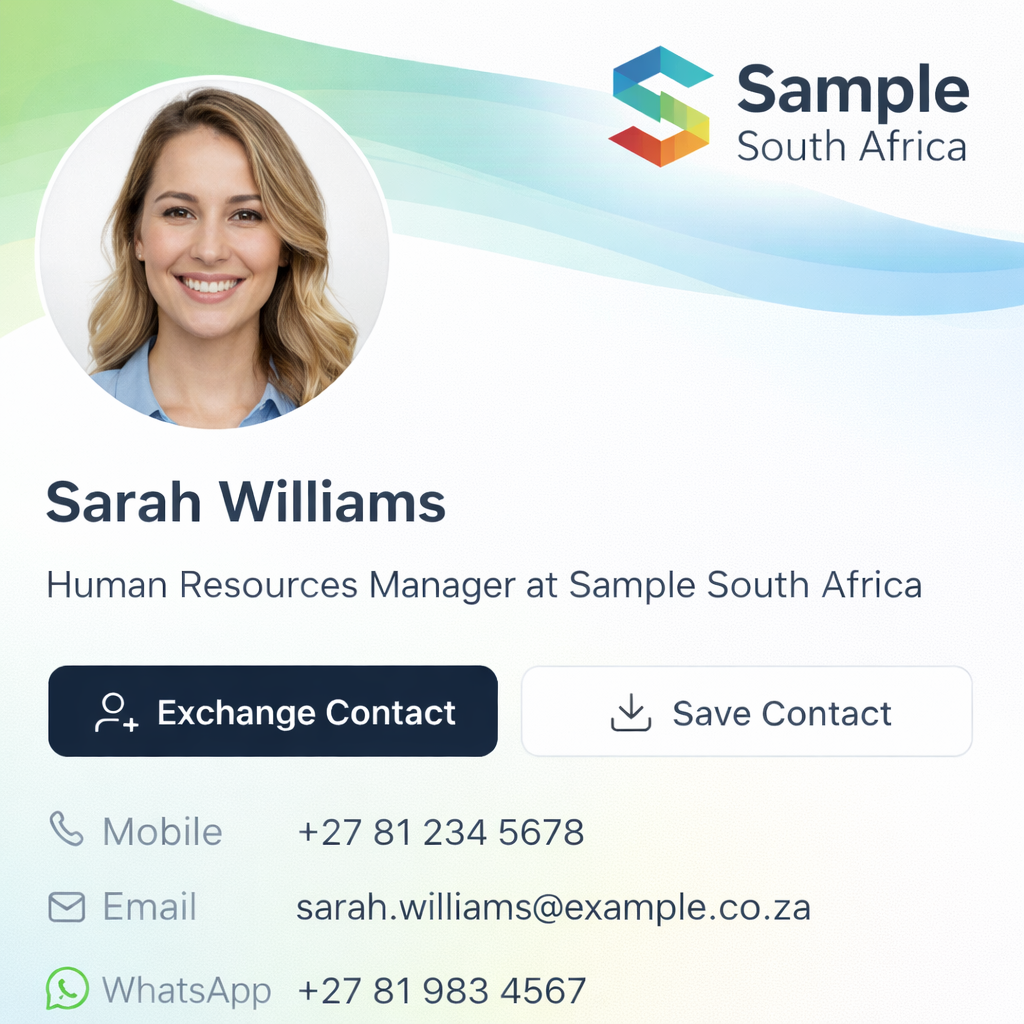 Digital Business Card - Digital Business Card Examples - Digital Business Card